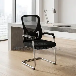 Cantilever Visitor Chair – Modern Office Guest Waiting Chair