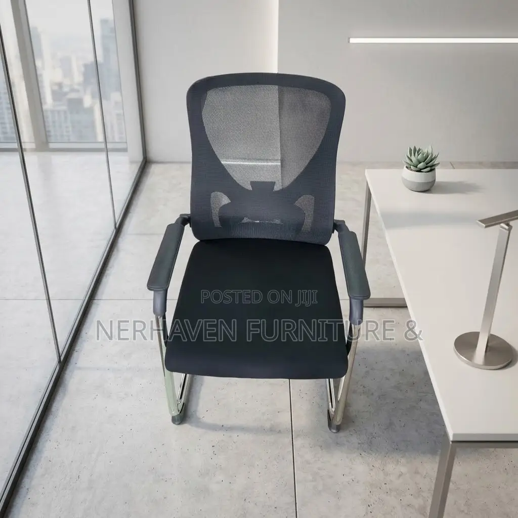 Cantilever Visitor Chair – Modern Office Guest Waiting Chair