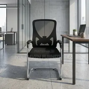 Cantilever Visitor Chair – Modern Office Guest Waiting Chair