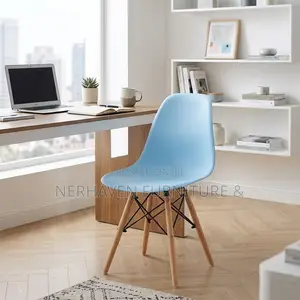 Blue Eames Chair – Modern Blue Plastic Dining Office Chair