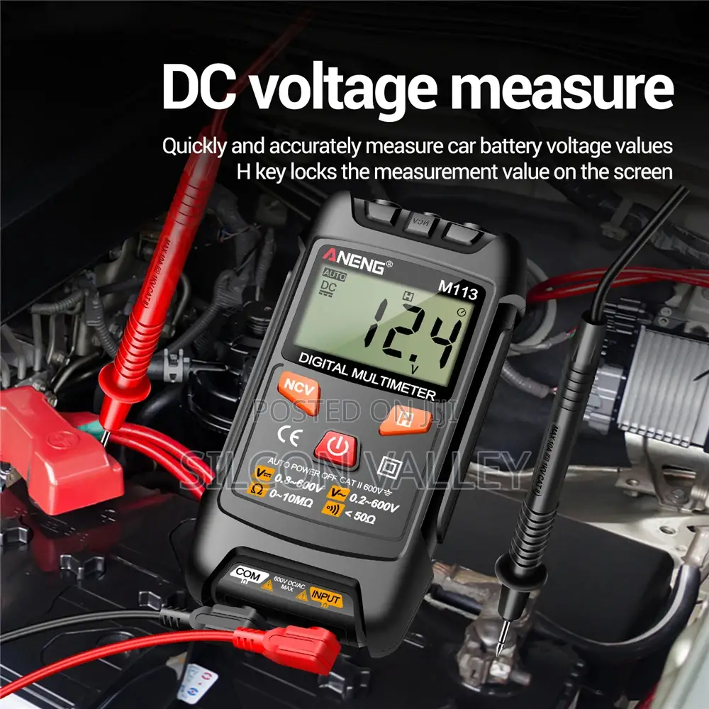 ANENG M113 Mini Digital Multimeter AC/DC Voltage Meter 1999 Counts