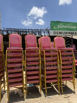 Red Polythene Church Conference Chairs