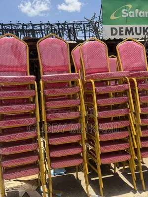Red Polythene Church Conference Chairs