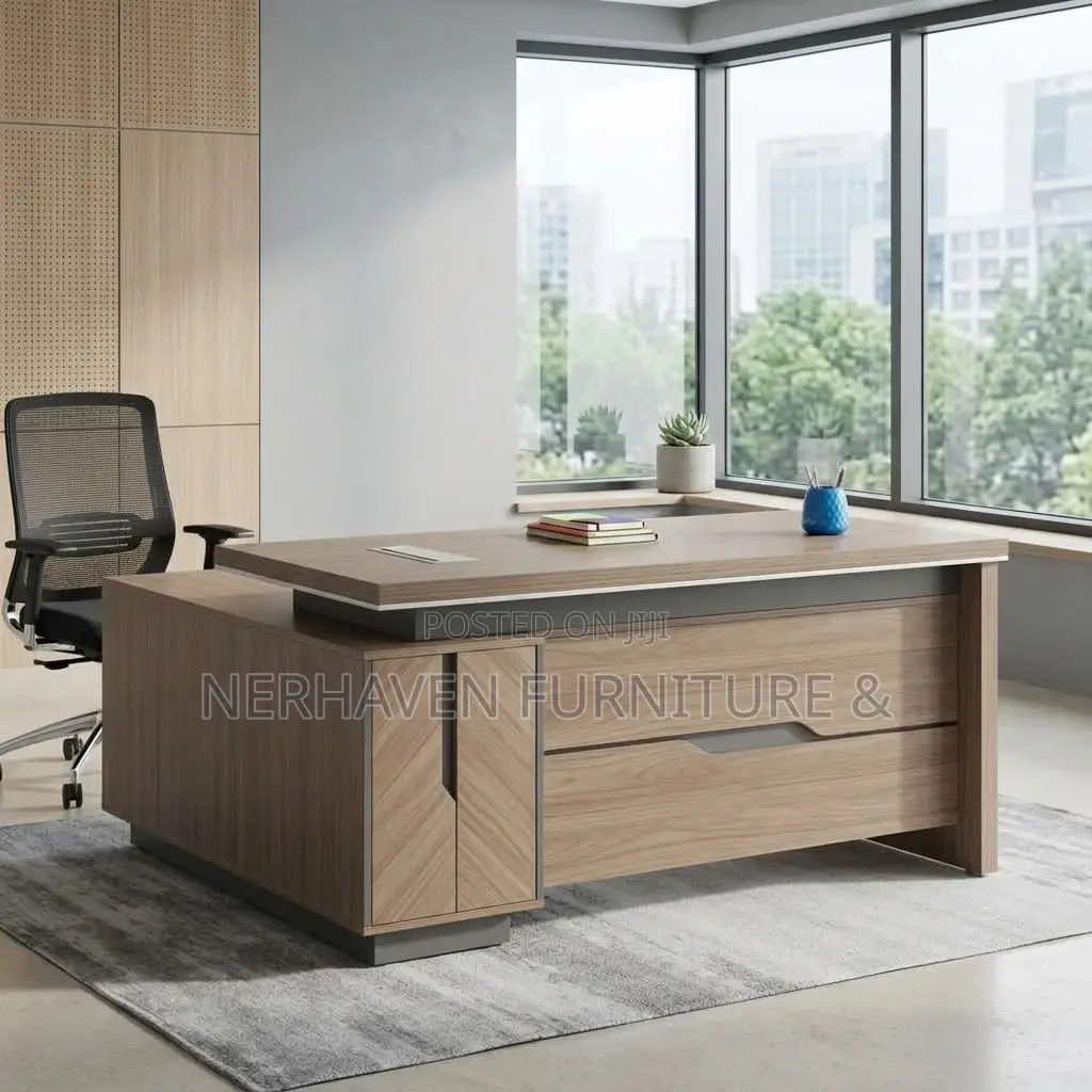 L Shape 1.6m Executive Desk – Modern Manager Office Desk