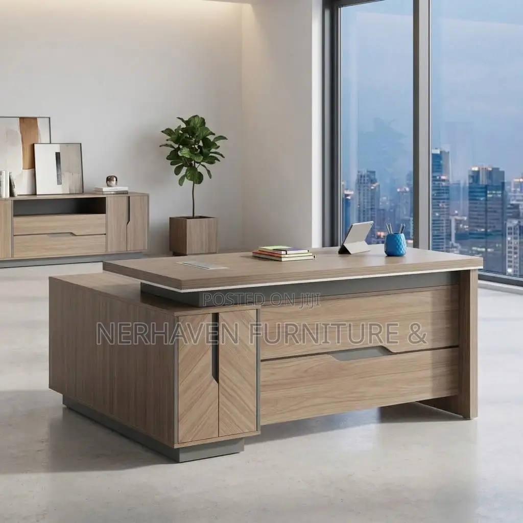 L Shape 1.6m Executive Desk – Modern Manager Office Desk