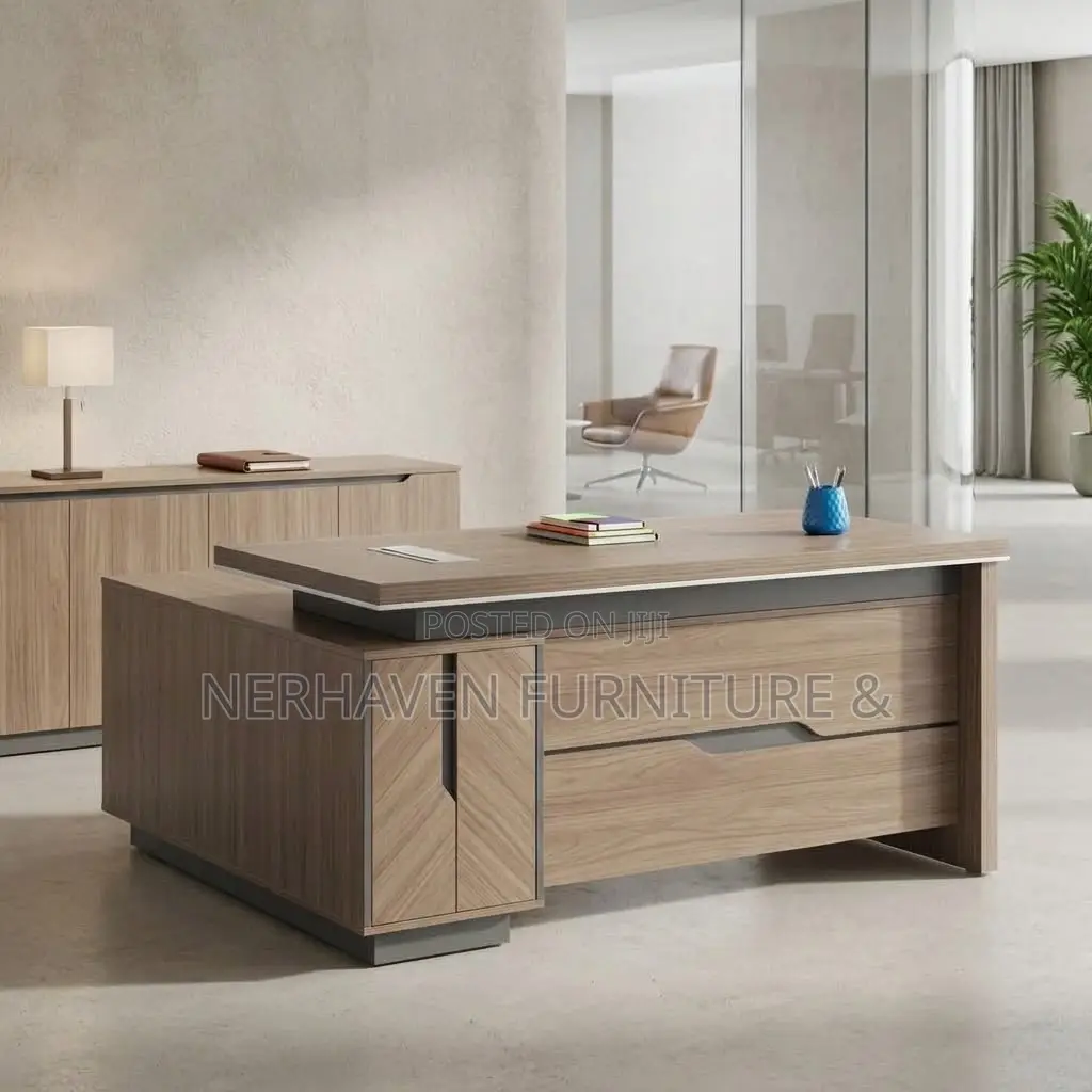 L Shape 1.6m Executive Desk – Modern Manager Office Desk