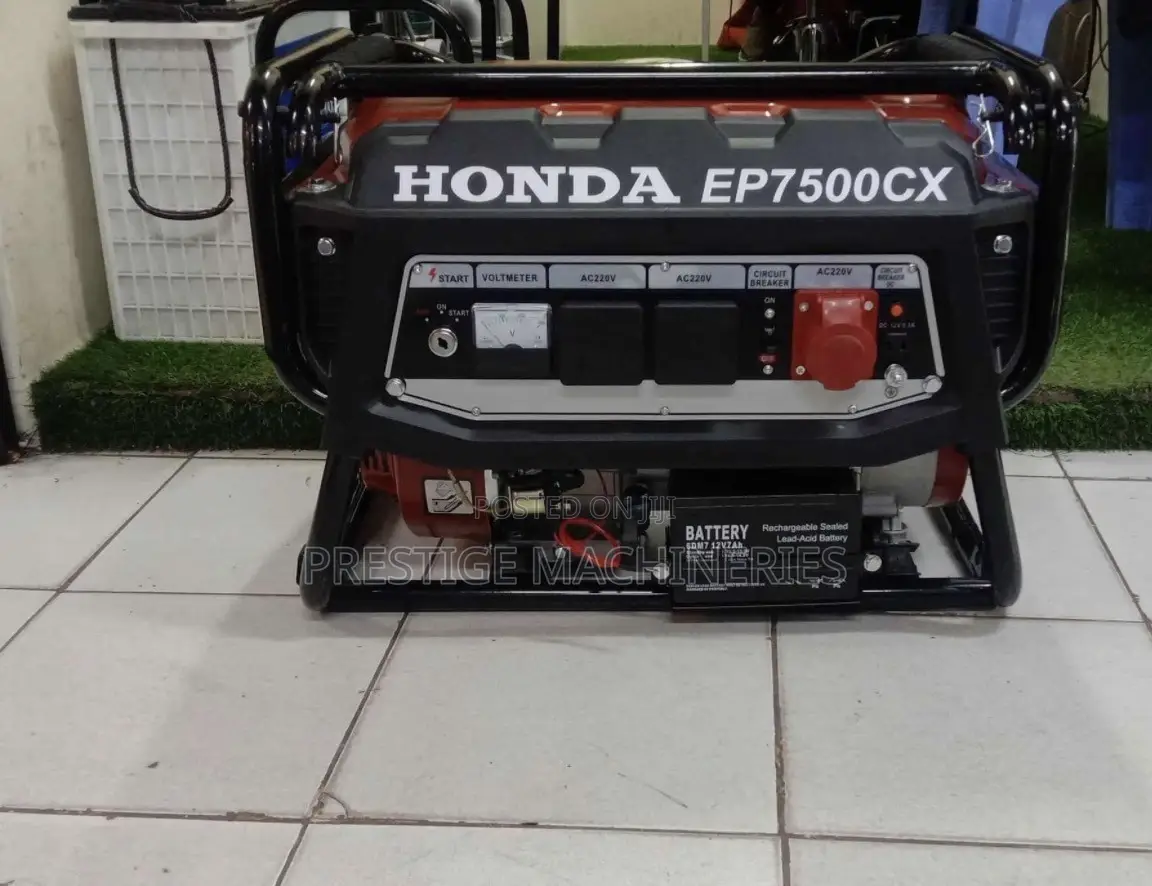 Honda Generator 7.5kva Machine Key Start/ 7.5kva Key Start Generator
