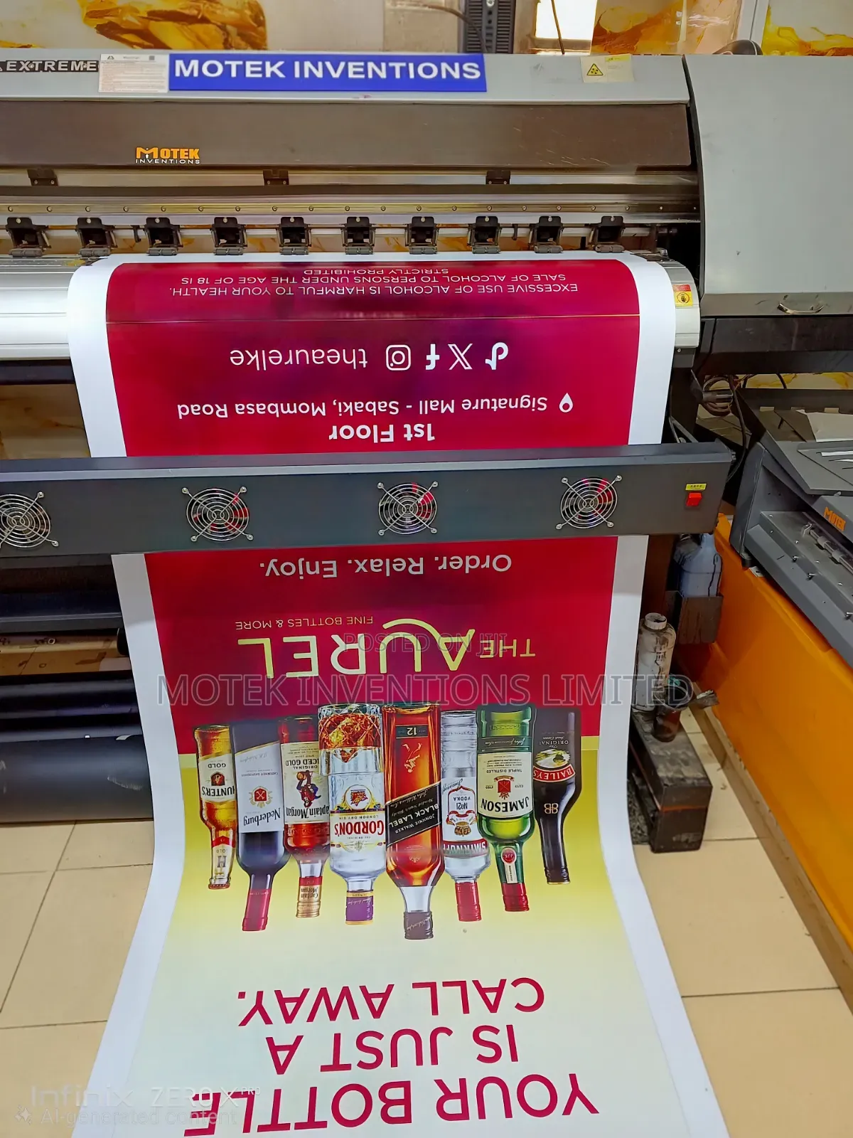 Banner Printing at KSH 700 Per Meter Square