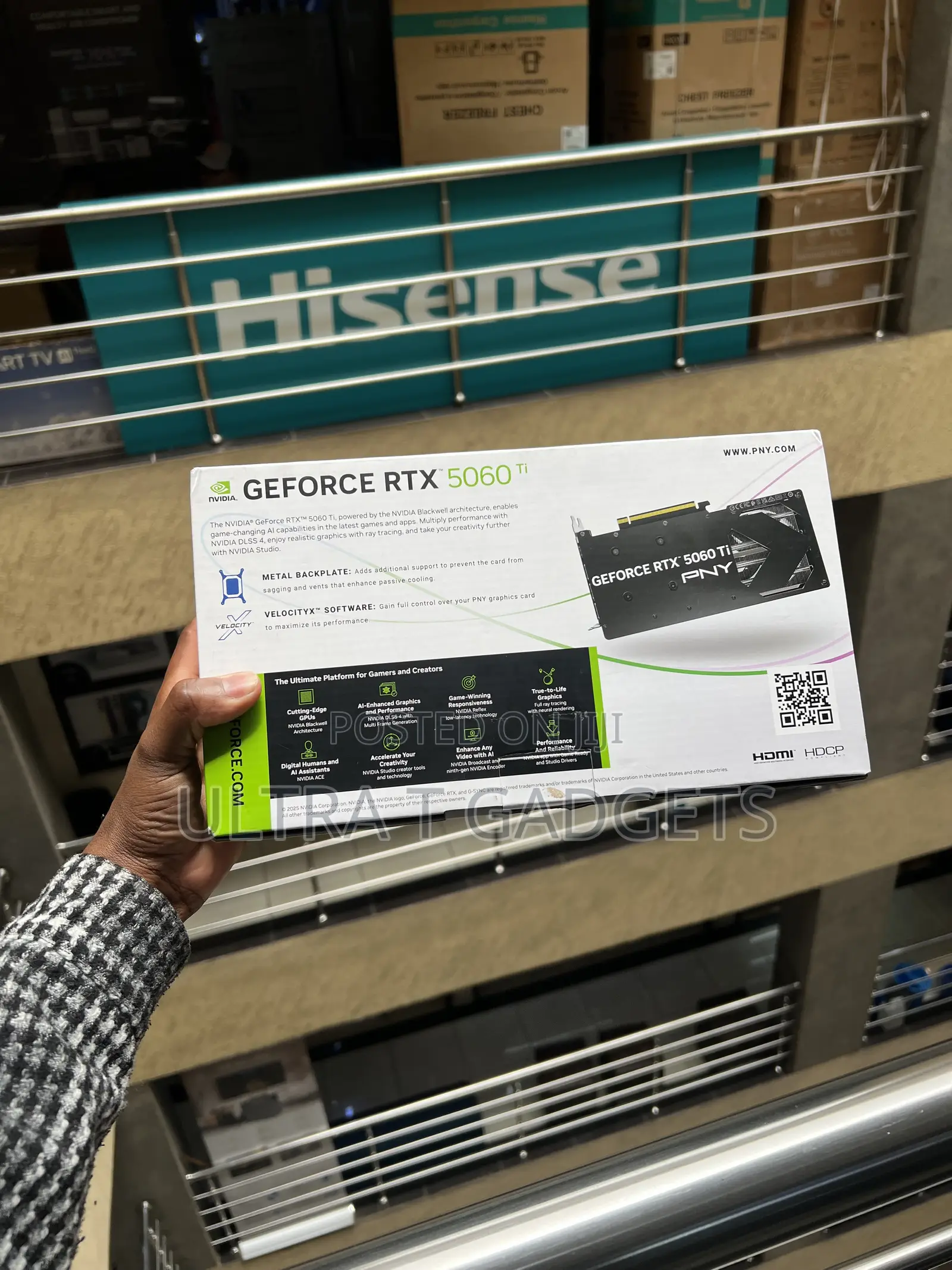 RTX 5060 Ti 8GB GDDR7 Graphics Card