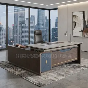 L Shape 1.6m Executive Desk – Spacious Office Workstation