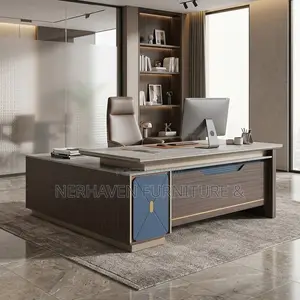 L Shape 1.6m Executive Desk – Spacious Office Workstation