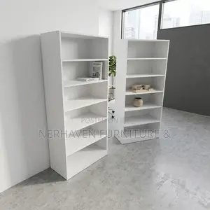 White Bookshelf – Modern White Bookcase for Home Office