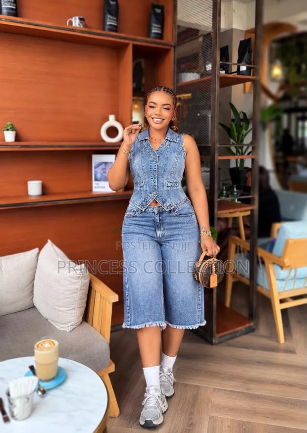 Two Piece Denim Set - thumbnail 4