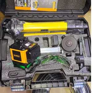DEWALT Green-Beam 4D 16-Line Self-Leveling Laser Level Kit With Stand