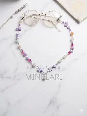 Beaded Eye Glasses Chain Charm