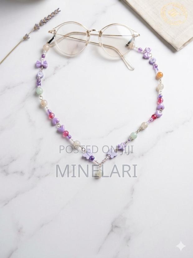Beaded Eye Glasses Chain Charm