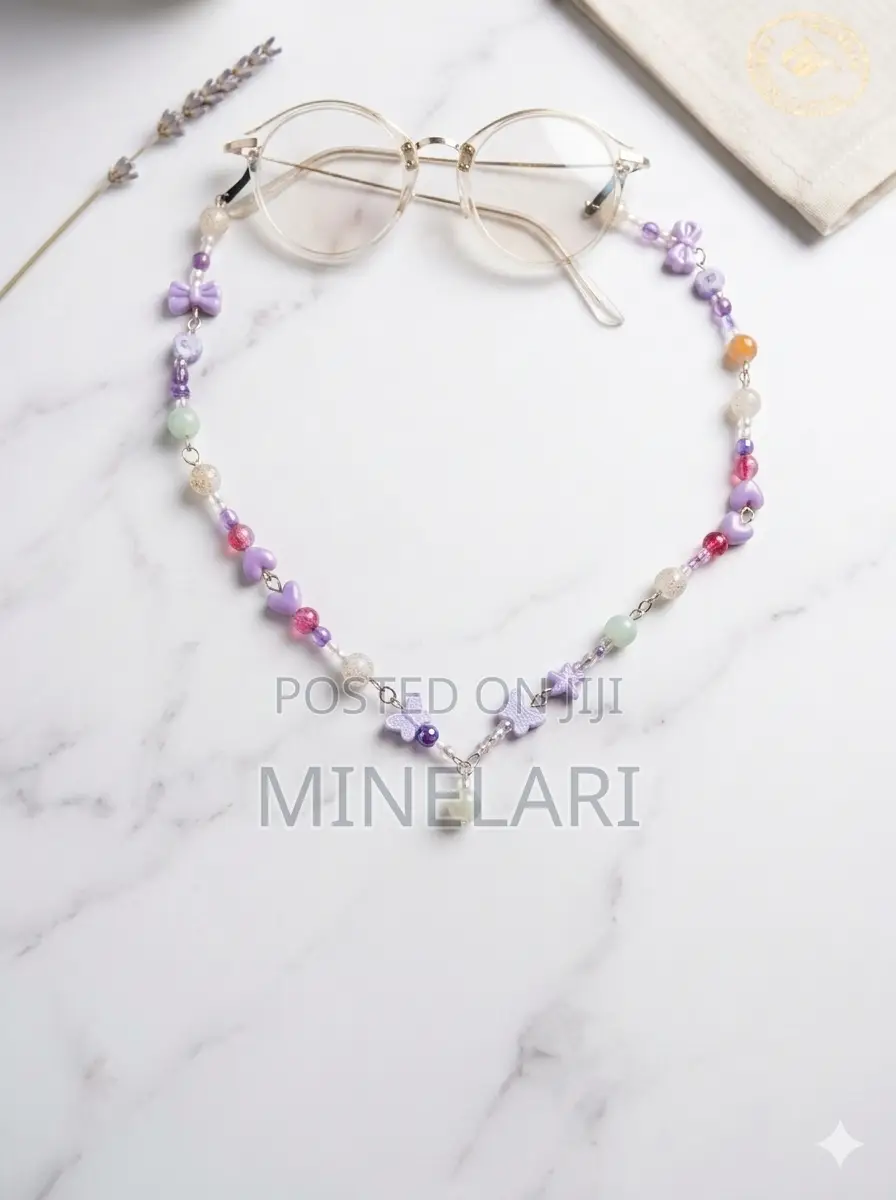 Beaded Eye Glasses Chain Charm