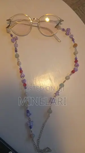 Beaded Eye Glasses Chain Charm