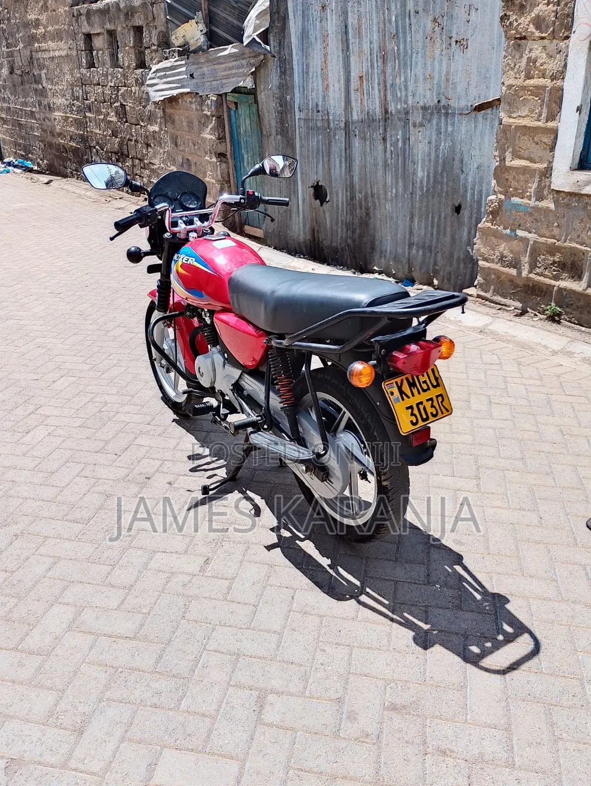 Bajaj Boxer 125 2025 Red