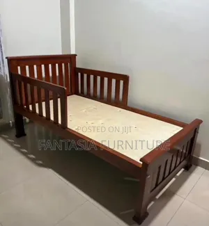 3 by 6 Single Wooden Toddler Bed