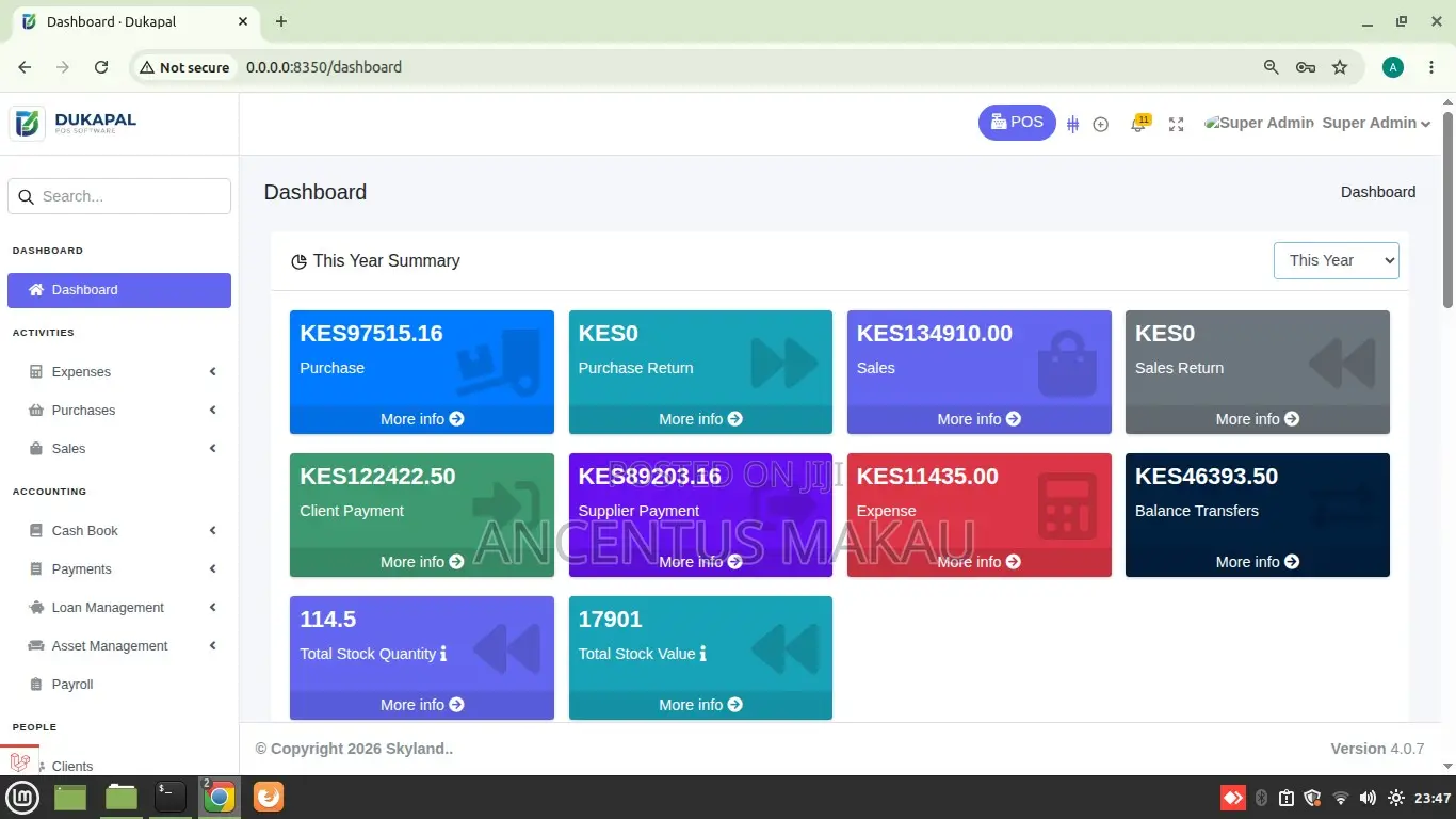 Smart POS System for Retail, Pharmacy, Restaurants Clubs - DUKAPAL