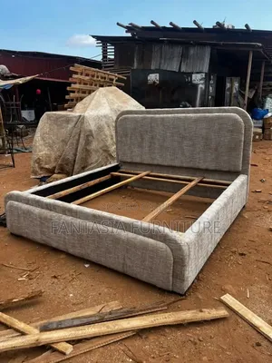 5 by 6 Grey Clean Fabric Beds