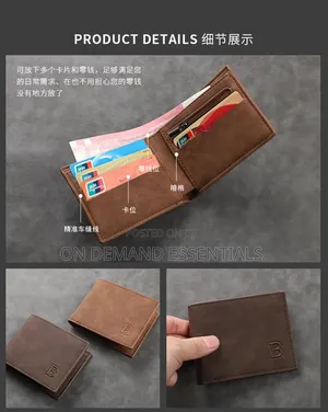 Men's Fashion Soft Slim Leather Wallet