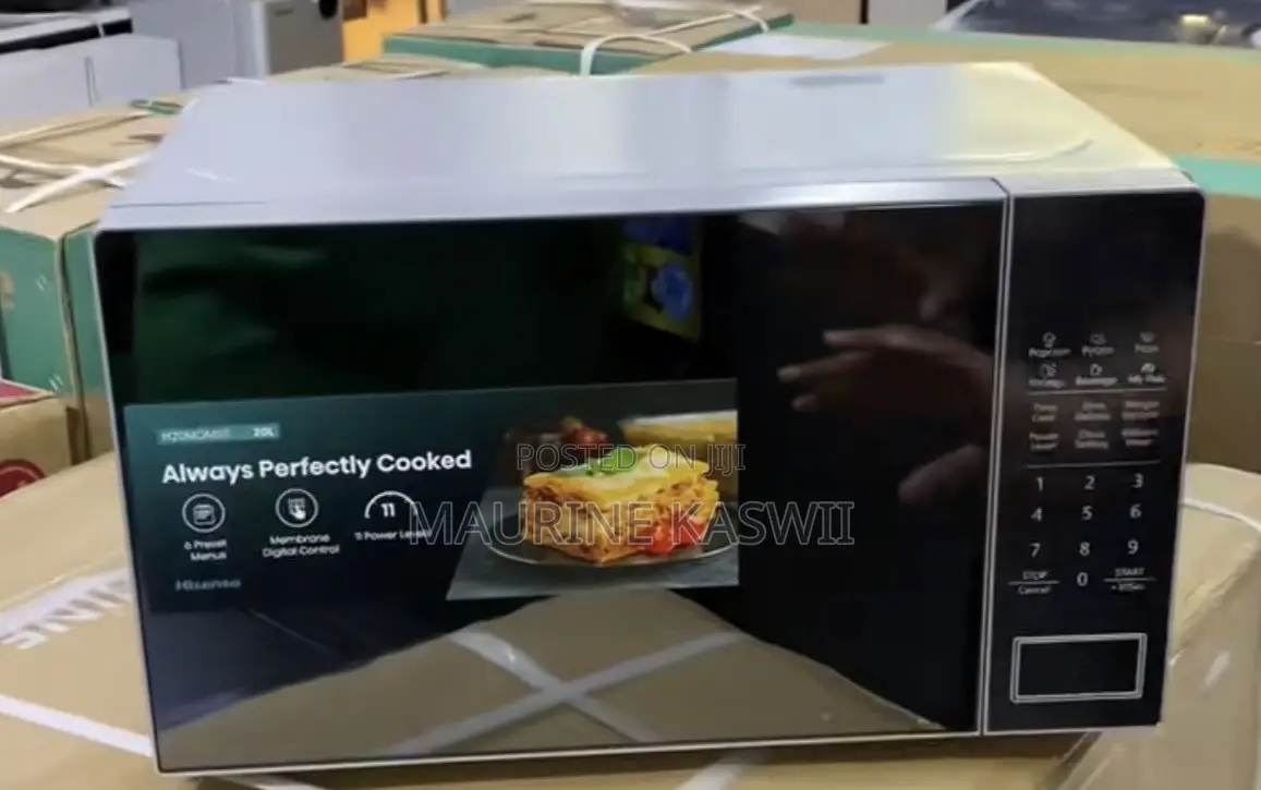 Hisense 20l Digital New Silver Microwave