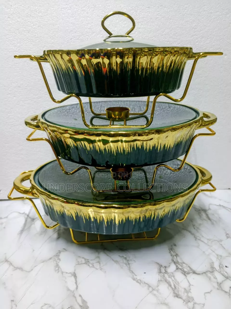 3pcs Chaffing Dishes