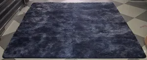 Black Warm Fluffy Carpets Available