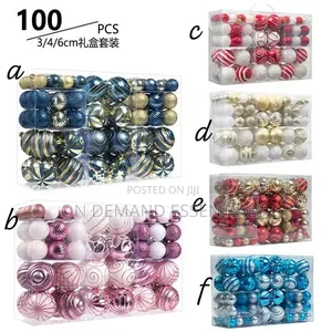 Mixed Colours Christmas Balls
