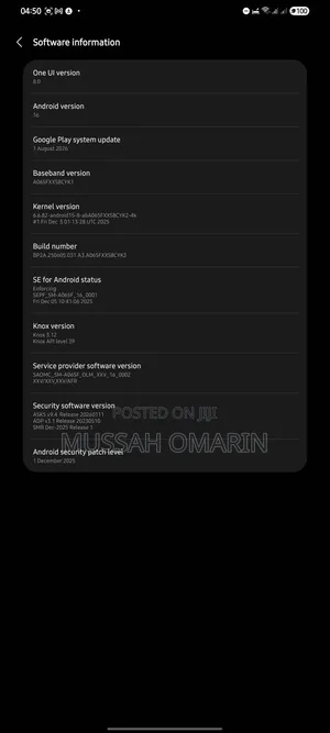 New Samsung Galaxy A06 64 GB Blue