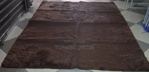 Brown Fluffy House Carpet