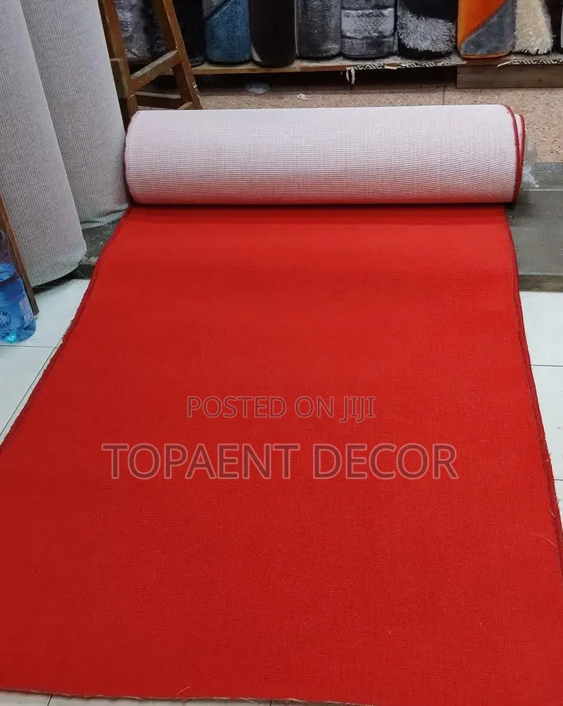 Flawless Red Office Wall to Wall Carpets