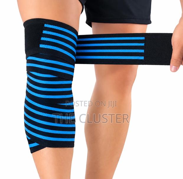 Q*Knee Wrap Blue - main view