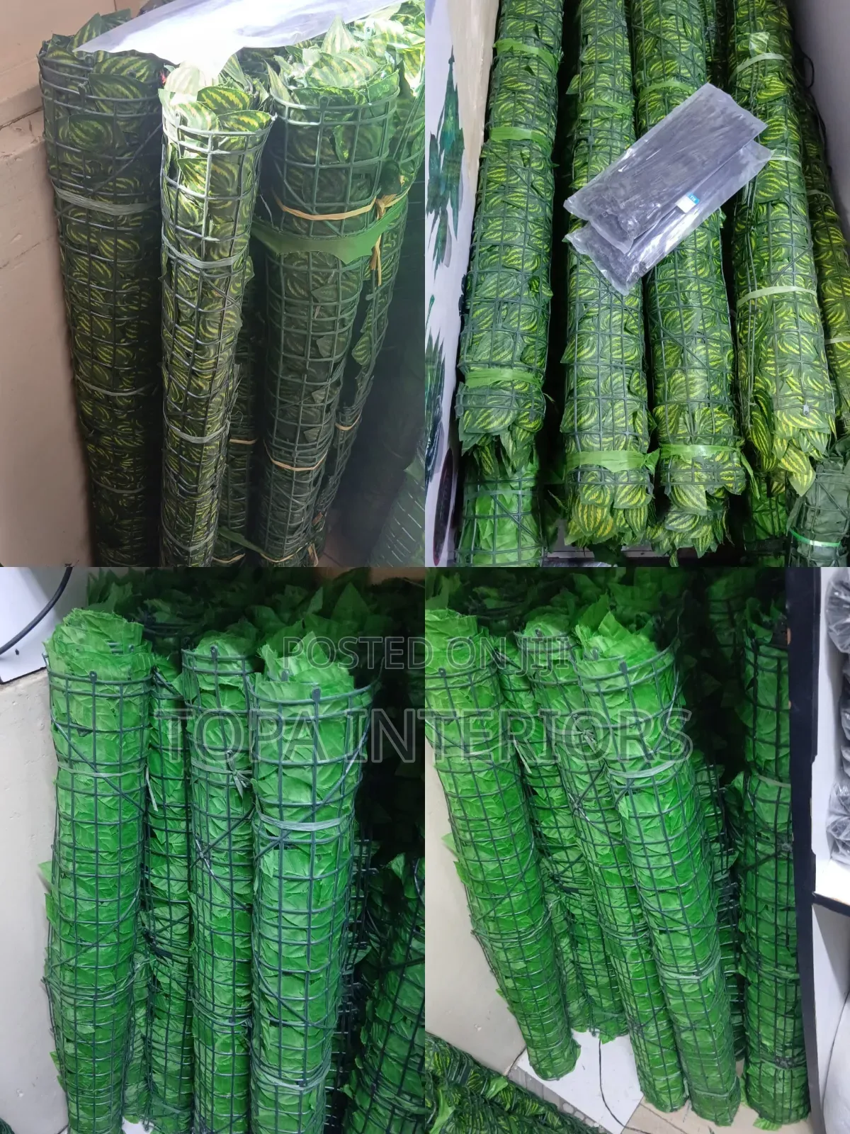 Faux Greenery Screen Decorative Artificial Ivy Balcony Privacy Fence