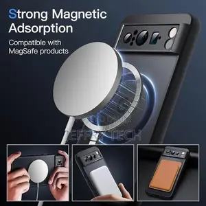 Magsafe2 Agnetic Case for Google Pixel 8 Pro With MagSafe, Translucent