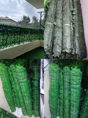 Green Artificial Flowers Balcony Privacy Fencing Plants