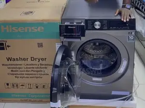 Hisense WD3S1043BT Front Load Washing Dryer, 10.5/6kg CONNECT LIFE