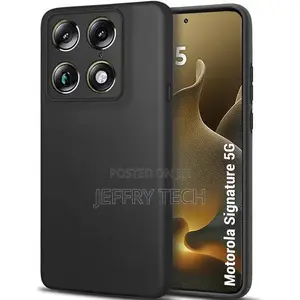 Motorola Moto Signature Soft Silicone Cover Design Ultra Matte Finish