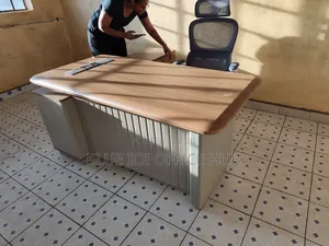 Executive Office Desk With Storage Cabinet