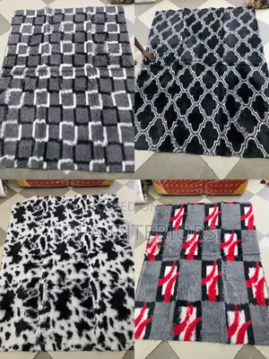 5x8 Beautiful Fluffy Carpets for Living Room and Dining Area