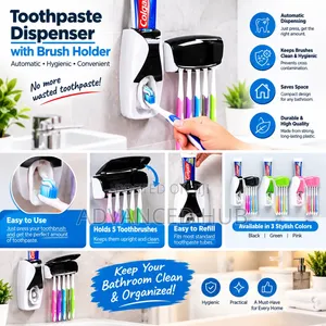 Toothbrush Holder With Paste Dispenser