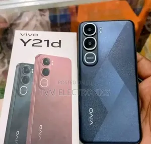 New Vivo Y21d 128 GB Black