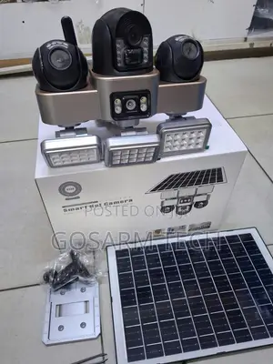 VTS 30 Triple Lens 4g Solar Powered Camera CCTV Camera With Floodlight