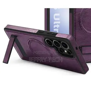 Magnetic for Samsung Galaxy S26 Ultra Case Leather,Compatible With