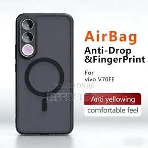 Magsafe2 Case for Vivo V70FE 5G Rugged Translucent Smoke PC Back + TPU