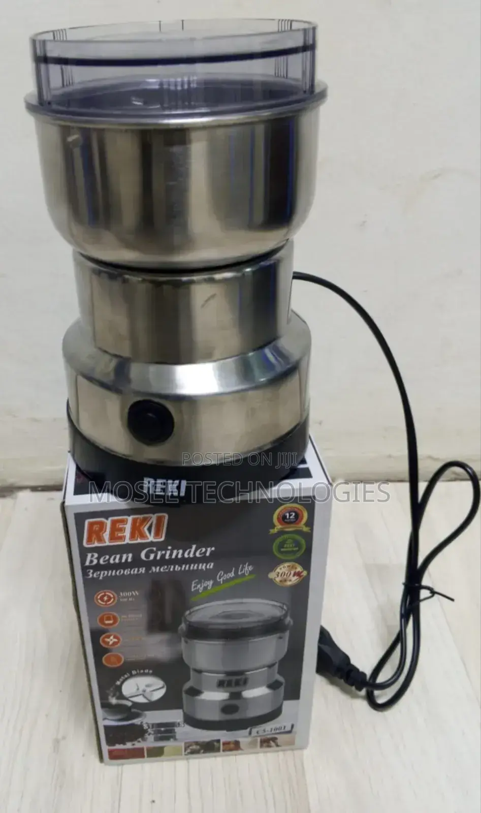 Reki 300W Coffee Bean Grinder Machine