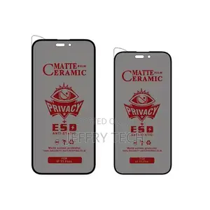 iPhone 17pro Ceramic Matte Privacy Glass Protector Anti-Spy Film Prot