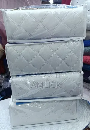 TC Grey White Mattress Protector - RH